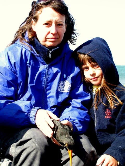 Carmen with her daughter Antonia.