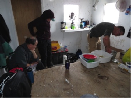 The team at work